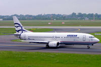 SX-BGH @ EDDL - Boeing 737-4Y0 [23866] (Aegean Airlines) Dusseldorf~D 27/05/2006 - by Ray Barber