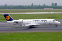 D-ACHI @ EDDL - Canadair CRJ-200LR [7464] (Lufthansa Regional) Dusseldorf~D 27/05/2006 - by Ray Barber