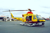 R-01 @ EGDY - Agusta-Bell AB.412SP [25630] (Royal Netherlands Air Force) RNAS Yeovilton~G 15/07/1995