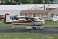 N7818E @ 7B9 - Taxiing in. - by Dave G