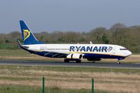 EI-DYE @ LFRB - Boeing 737-8AS, Take off run rwy 07R, Brest-Bretagne Airport (LFRB-BES) - by Yves-Q
