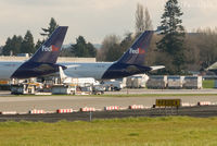 C-FMEK @ CYVR - Parked at FedEx hanger. - by Remi Farvacque