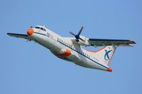 F-GFJH @ LFRB - ATR 42-300, Take off rwy 25L, Brest-Bretagne airport (LFRB-BES) - by Yves-Q