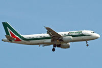 EI-EIB @ EGLL - Airbus A320-216 [4249] (Alitalia) Home~G 16/06/2015. On approach 27L. - by Ray Barber