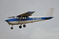 G-AROA @ EGSH - Landing at Norwich. - by Graham Reeve