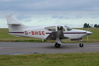 G-BHSE @ EGSH - Departing from Norwich. - by Graham Reeve