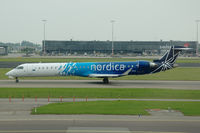 ES-ACG @ EHAM - Bombardier CRJ-900NG of Estonian carrier Nordica at Schiphol airport, the Netherlands - by Van Propeller