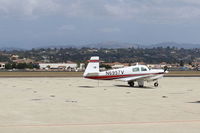 N6957V @ CMA - 1976 Mooney M20C Mark 21 RANGER, Lycoming O&VO-360 180 Hp, electric gear and flaps on this model - by Doug Robertson