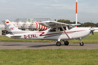 D-EYAL @ EBAW - Taxiing to rwy 29 of Antwerp Airport.