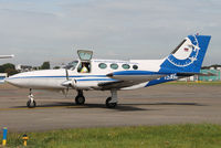 D-ISAV @ EBAW - Aerdata-Surveys at Antwerp Airport.