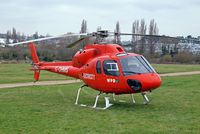 G-OHMS @ EGBC - Aerospatiale AS.355F1 Ecureuil II [5194] (Western Power Distribution) Cheltenham Racecourse~G 16/03/2012