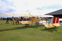 F-AZMB @ LFFQ - Caudron G.3, Static display, La Ferté-Alais airfield (LFFQ) Airshow 2015 - by Yves-Q