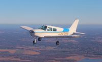 N4550X - Piper Cherokee 140 N4550X over Southern Wisconsin - by Eric Whyte