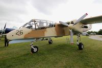 F-AZKM @ LFFQ - North American OV-10B Bronco, Static display, La Ferté-Alais airfield (LFFQ) Airshow 2015 - by Yves-Q