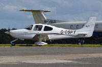 G-OSPY @ EGTF - Cirrus SR20 GTS at Fairoaks. Ex N81706 - by moxy