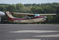 G-OZOI @ EGTF - Cessna R182 at Fairoaks. - by moxy