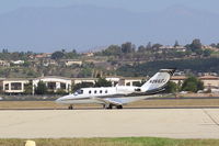 N266CJ @ CMA - 1998 Cessna 525 CITATIONJET, two Williams Rolls Royce FJ44-1A Turbofans 1,900 lbst each, taxi to Rwy 26 - by Doug Robertson