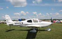 N665CW @ KOSH - Cirrus SR22 - by Mark Pasqualino