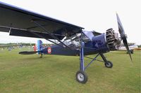 F-AZCP @ LFFQ - Morane Saulnier MS-502 Criquet, Static display, La Ferté-Alais airfield (LFFQ) Air show 2015 - by Yves-Q