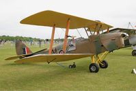 F-AZEI @ LFFQ - De Havilland DH-82A Tiger Moth II, Static display, La Ferté-Alais Airfield (LFFQ) Air Show 2015 - by Yves-Q