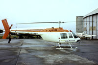EI-BEV @ EINN - Agusta-Bell AB.206B Jet Ranger II [8026] (Irish Airwork) Shannon~EI 14/04/1979. From a slide.