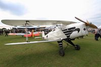 F-AZGG @ LFFQ - CASA 1-131E Jungmann, Static display, La Ferté-Alais airfield (LFFQ) Air show 2015 - by Yves-Q