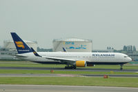 TF-ISN @ EHAM - Boeing 767-319/ER of Icelandair taking off from Schiphol airport, the Netherlands - by Van Propeller