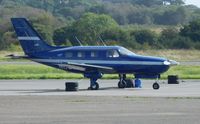 N866LP @ EGFH - Resident Malibu Mirage.  - by Roger Winser