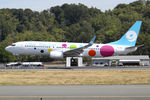 B-1551 @ KBFI - New 737-800 for 9 Air seen arriving at BFI after a pre-delivery test flight. - by Joe G. Walker