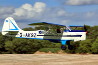G-AKSZ @ EGBR - Arrival Rwy 10