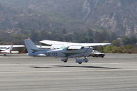 N97172 @ SZP - 1984 Cessna 172P SKYHAWK, Lycoming O-320-D2J 160 Hp, landing Rwy 22 - by Doug Robertson