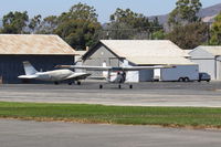 N756KS @ SZP - 1979 Cessna TR182 SKYLANE RG II, Lycoming O-540-L3C5D 225 Hp, AiResearch turbocharger delivers full rated engine power up to the aircraft's 20,000' ceiling. Holding short Rwy 22. - by Doug Robertson