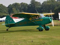 G-BDVB @ EGHP - Piper PA-17 Vagabond at Popham. Ex F-BHHE - by moxy
