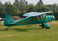 G-BDVB @ EGHP - Piper PA-17 Vagabond at Popham. Ex F-BHHE - by moxy