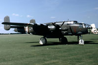 N320SQ @ EGSU - At the 1994 Flying Legends Air Show. - by kenvidkid
