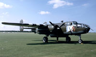 G-BYDR @ EGSU - At the 1994 Flying Legends Air Show. - by kenvidkid