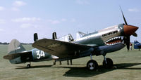 F-AZPJ @ EGSU - At the 1994 Flying Legends Air Show. - by kenvidkid