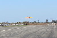 N669AJ @ SZP - Extraflugzeugproduktions EA330/SC, Lycoming IO-540-L1B5 300 Hp, single seat short wing version, customized/modified Experimental class, Note C/N. Takeoff climb Rwy 22 - by Doug Robertson