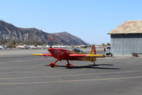 N669AJ @ SZP - Extra Flugzeugproduktions EA330/SC, Lycoming IO-540-L1B5 300 Hp, customized/modified Experimental class, holding short Rwy 22 - by Doug Robertson