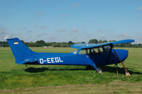 D-EEGL @ EDHE - Reims-Cessna F172M minus propeller (and engine?) at Uetersen airfield, Germany