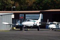 D-IARP @ EDFC - Cessna 340 parked at Aschaffenburg airport, Germany