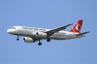 TC-JPD @ LFPG - Airbus A320-232, Short approach rwy 27R, Roissy Charles De Gaulle Airport (LFPG-CDG) - by Yves-Q