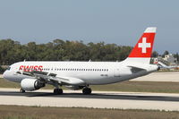 HB-IJQ @ LMML - A320 HB-IJQ Swiss - by Raymond Zammit