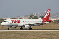 PR-MHI @ LMML - A320 PR-MHI TAM Brazil - by Raymond Zammit