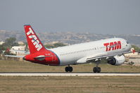 PR-MHI @ LMML - A320 PR-MHI TAM Brazil - by Raymond Zammit