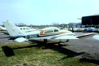 G-MADI @ EGTR - Cessna 310R [310R-0544] Elstree~G 10/04/1979. From a slide. - by Ray Barber