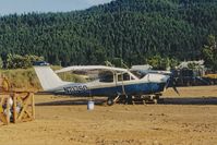 N2175Q @ 2O1 - Cessna stalled on takeoff at Quincy Airport in California 8-5-99. - by Clayton Eddy