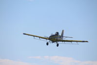 N928GP @ 3H4 - N928GP Air Tractor Inc AT-402B c/n 402B-1242 short finals at Hillsboro North Dakota - by Pete Hughes