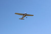N714HH @ SZP - 1977 Cessna 150M, Continental O-200 100 Hp, takeoff climb Rwy 22 - by Doug Robertson