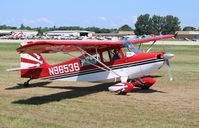 N9653S @ KOSH - Champion 7ECA - by Mark Pasqualino
